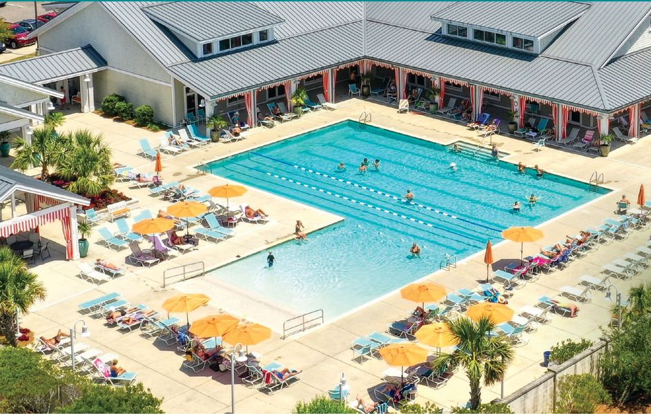 pool and fitness area