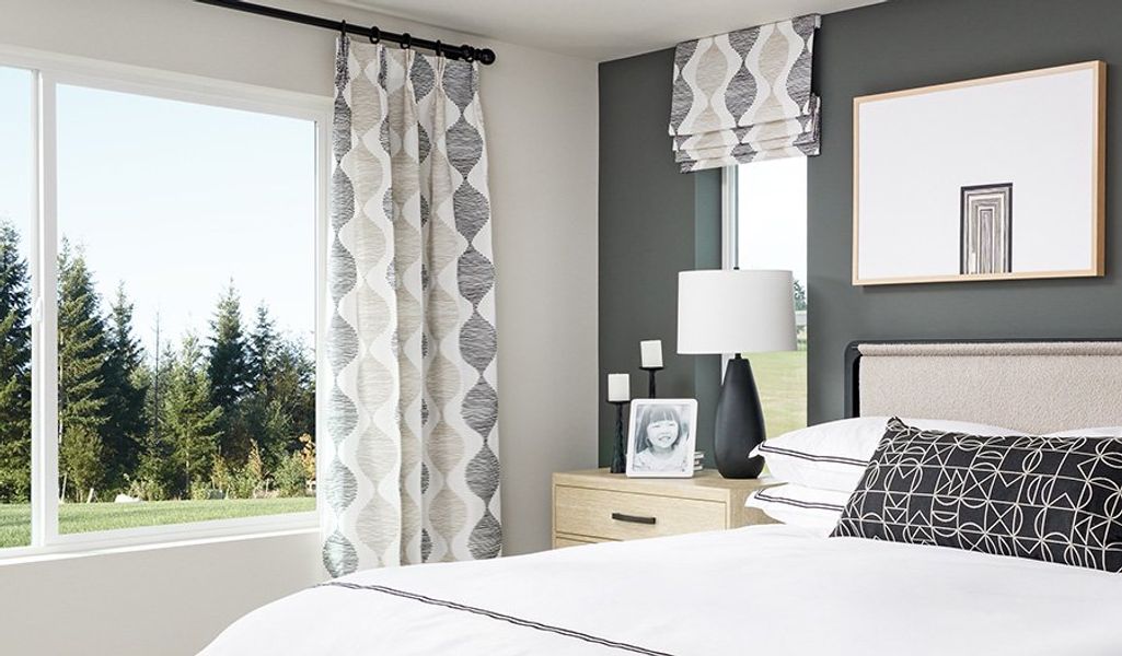 Furnished interior in a model home at Meadowbrook Park in Colorado Springs (Image 17).