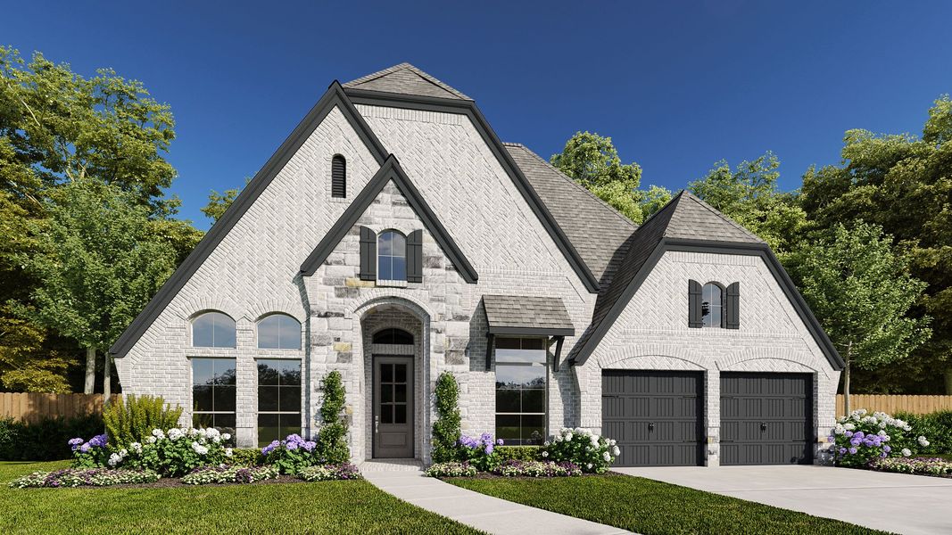 Front exterior of a home in the Alsatian Oaks community, located in Castroville, TX (Image 7).