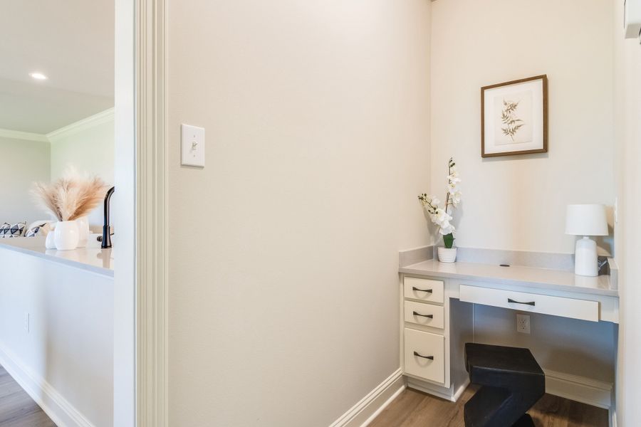 Furnished interior in a model home at Eagle Pointe in Pensacola (Image 12).