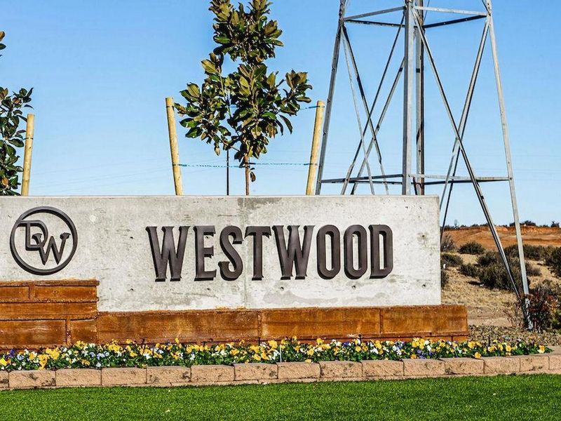 Entrance to the Westwood community in Prescott, AZ, featuring signage and landscaping (Image 1).