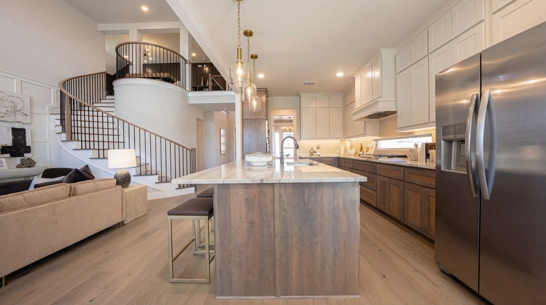 Furnished interior in a model home at Pecan Hill in McKinney (Image 14).