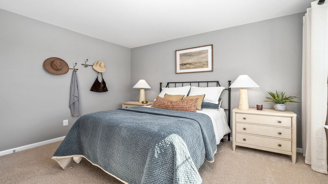 Furnished interior in a model home at Fiddlers Landing in Winston-Salem (Image 21).