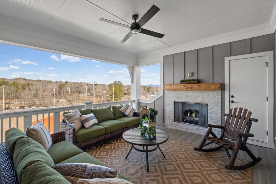 Exterior details of a home in The Heritage at Farmer’s Crossing, Ball Ground (Image 13).