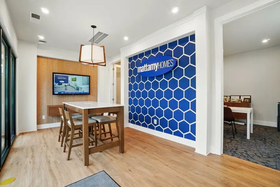 Furnished interior in a model home at Stonesummit at Reedy Creek in Charlotte (Image 4).