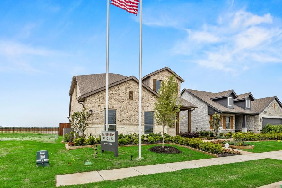 Front exterior of a home in the Northspur community, located in Terrell, TX (Image 3).