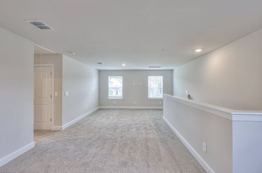 The upstairs loft gives kids a place to hangout.