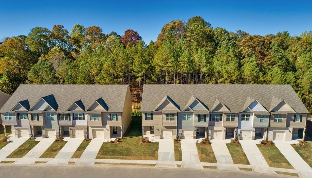 Aerial view of the Turtle Creek Villas community in Winder, GA, showing layout and nearby surroundings (Image 1). Aerial view of the Turtle Creek Villas community in Winder, GA, showing layout and nearby surroundings (Image 1).
