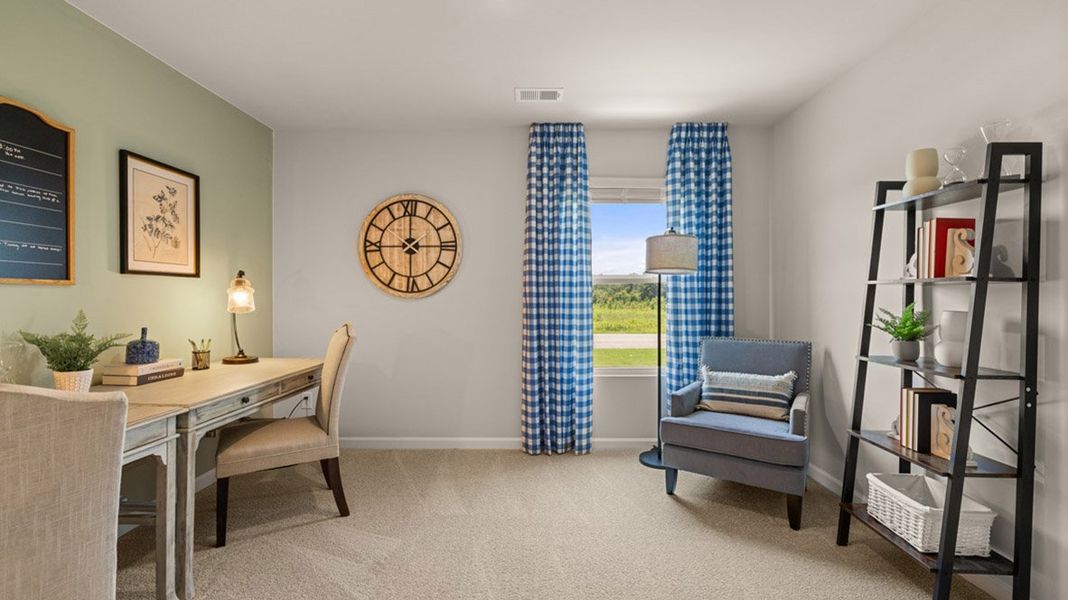 Furnished interior in a model home at Wrenfield at Chanticleer in North Augusta (Image 26). Furnished interior in a model home at Wrenfield at Chanticleer in North Augusta (Image 26).