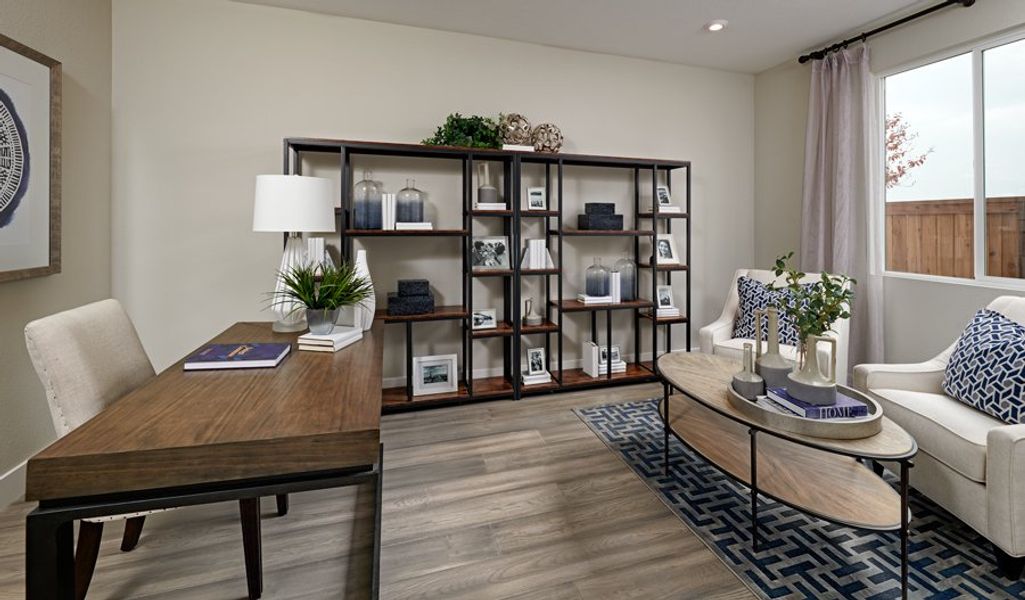 Furnished interior in a model home at Paint Brush Hills in Peyton (Image 27). Furnished interior in a model home at Paint Brush Hills in Peyton (Image 27).