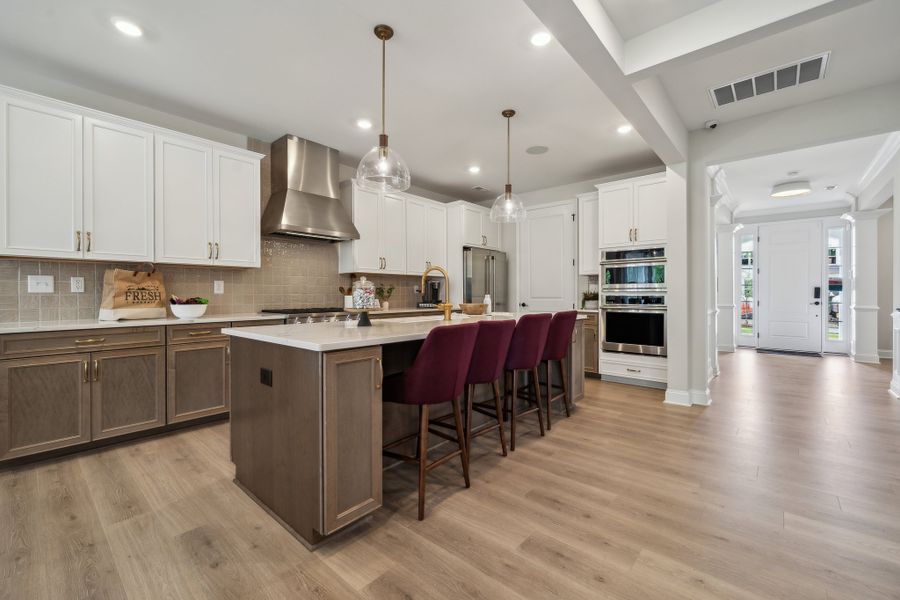 Furnished interior in a model home at Allburn in Concord (Image 26).