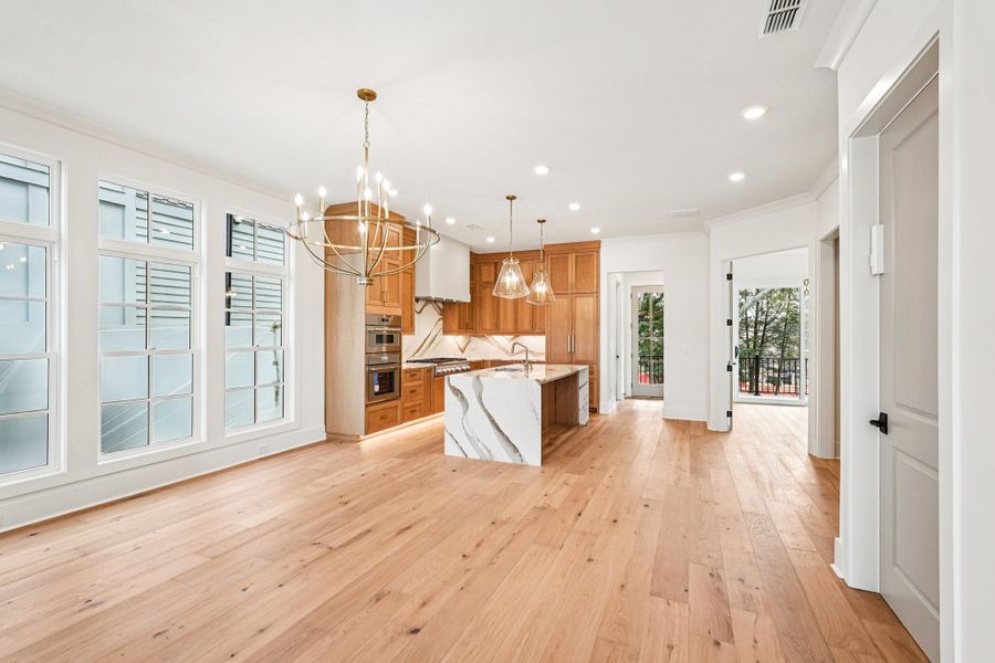 Teasley - Living Area with Kitchen View