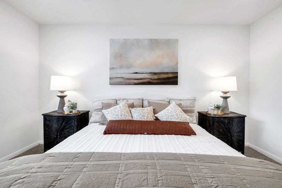 Furnished interior in a model home at The Village at Elm Creek in Troy (Image 27).