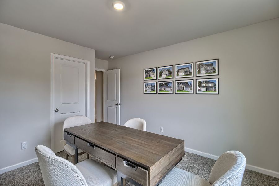 Furnished interior in a model home at Rivers Crossing in Aiken (Image 34).