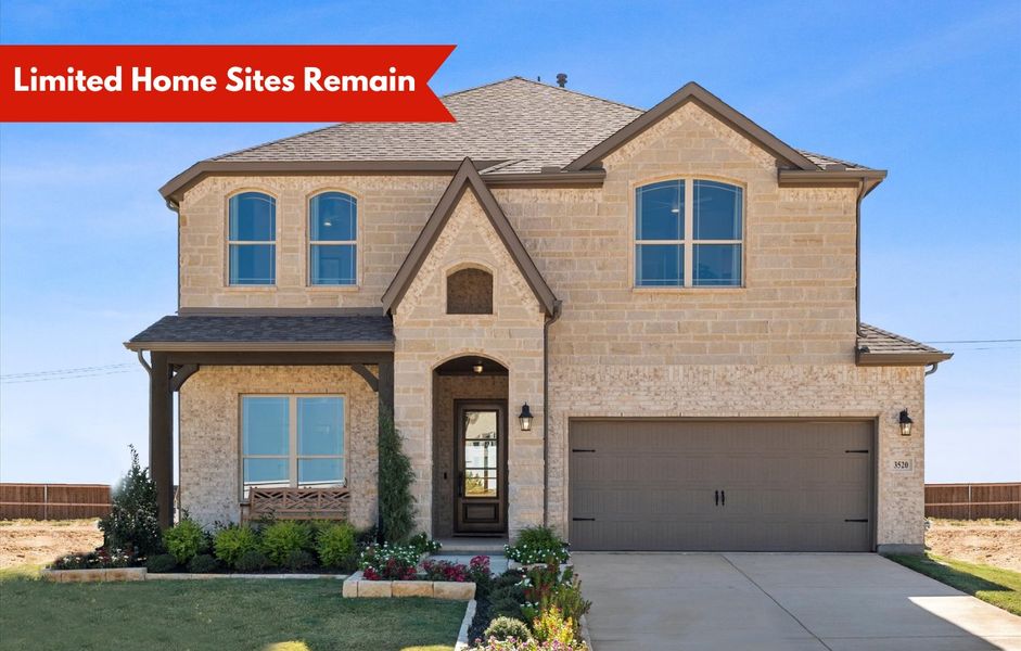 Front exterior of a home in the Walton Ridge community, located in Corinth, TX (Image 1). Front exterior of a home in the Walton Ridge community, located in Corinth, TX (Image 1).