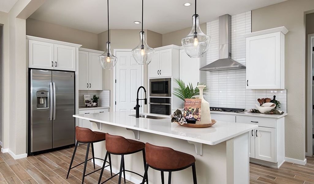 Furnished interior in a model home at Estates at White Tank Foothills in Waddell (Image 6).