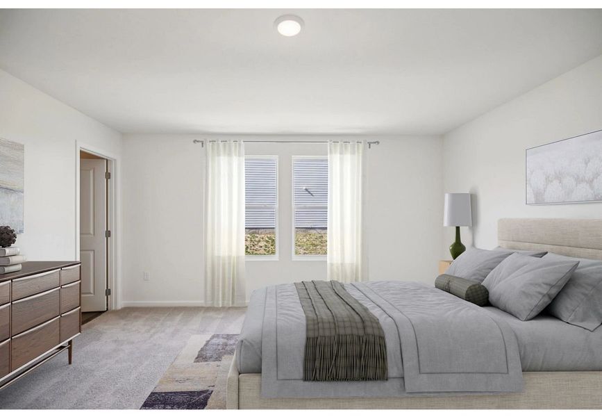 Furnished interior in a model home at Sunrise at Arbor Ridge in La Vergne (Image 7). Furnished interior in a model home at Sunrise at Arbor Ridge in La Vergne (Image 7).