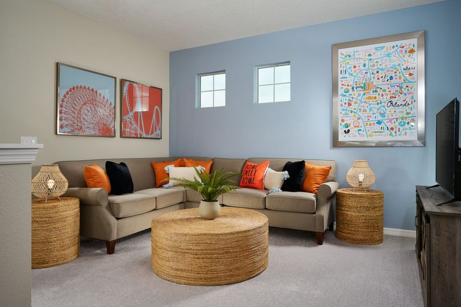 Furnished interior in a model home at Leela Reserve Single Family in Tavares (Image 23). Furnished interior in a model home at Leela Reserve Single Family in Tavares (Image 23).