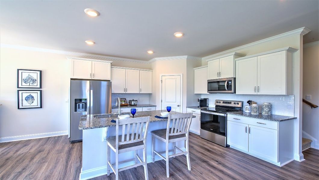 Furnished interior in a model home at The Townes at Stonecrest in Hendersonville (Image 4). Furnished interior in a model home at The Townes at Stonecrest in Hendersonville (Image 4).