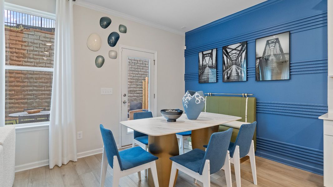Furnished interior in a model home at Auburn Ridge in Riverdale (Image 8).