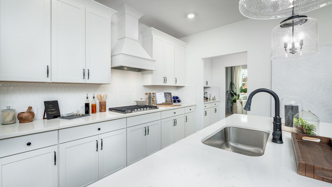 Furnished interior in a model home at The Village at Sandy Plains in Marietta (Image 5).