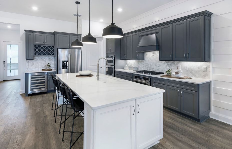 Pro-Series Kitchens with Gas at resort lifestyle community with luxury homes for sale in Nokomis, FL
