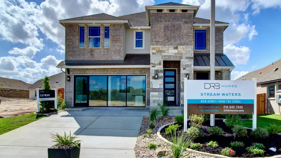 Front exterior of a home in the Stream Waters community, located in Seguin, TX (Image 1). Front exterior of a home in the Stream Waters community, located in Seguin, TX (Image 1).