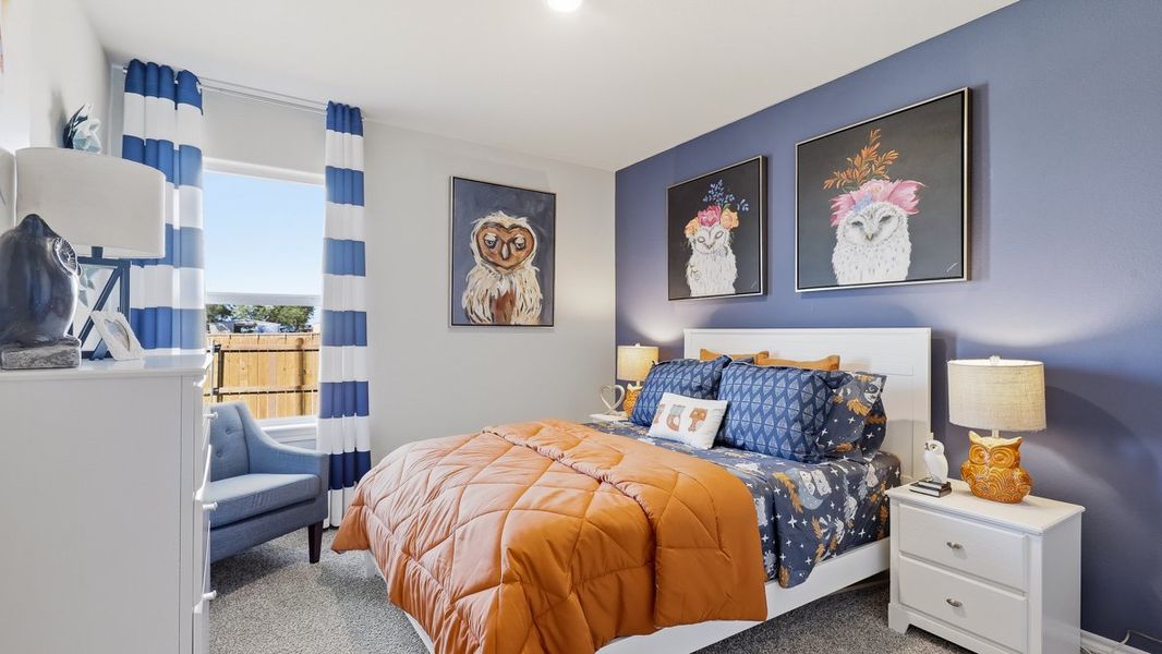 Furnished interior in a model home at Townes Landing in Fort Worth (Image 25).