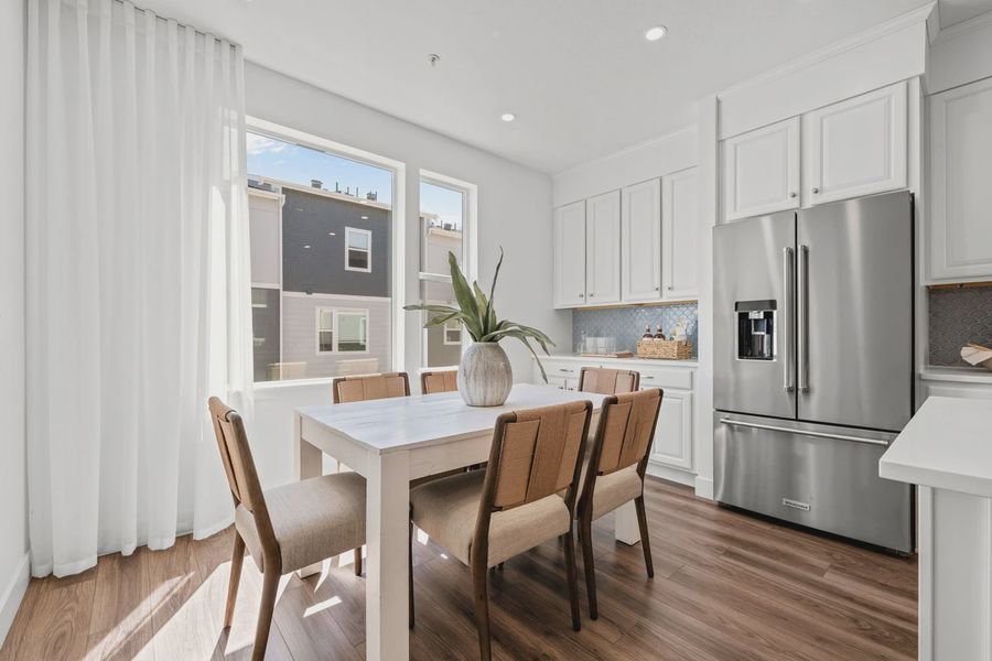 Furnished interior in a model home at Westminster Station in Westminster (Image 8). Furnished interior in a model home at Westminster Station in Westminster (Image 8).