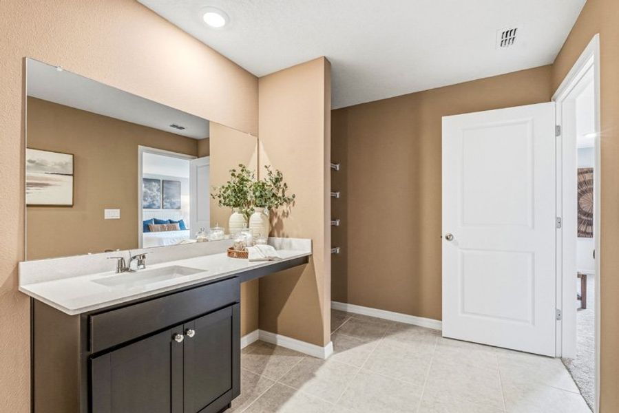 Furnished interior in a model home at Tillman Oaks in Wildwood (Image 8). Furnished interior in a model home at Tillman Oaks in Wildwood (Image 8).