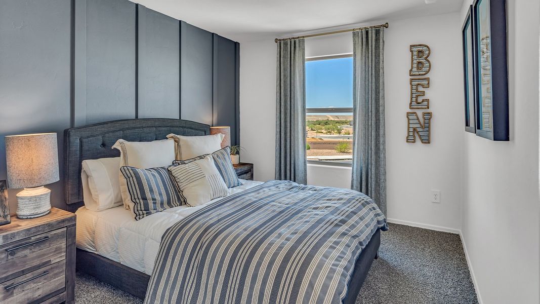 Furnished interior in a model home at Blackhawk in Tucson (Image 45).