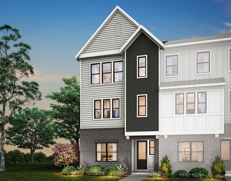 Front exterior of a home in the Ross Farms community, located in Charlotte, NC (Image 7).