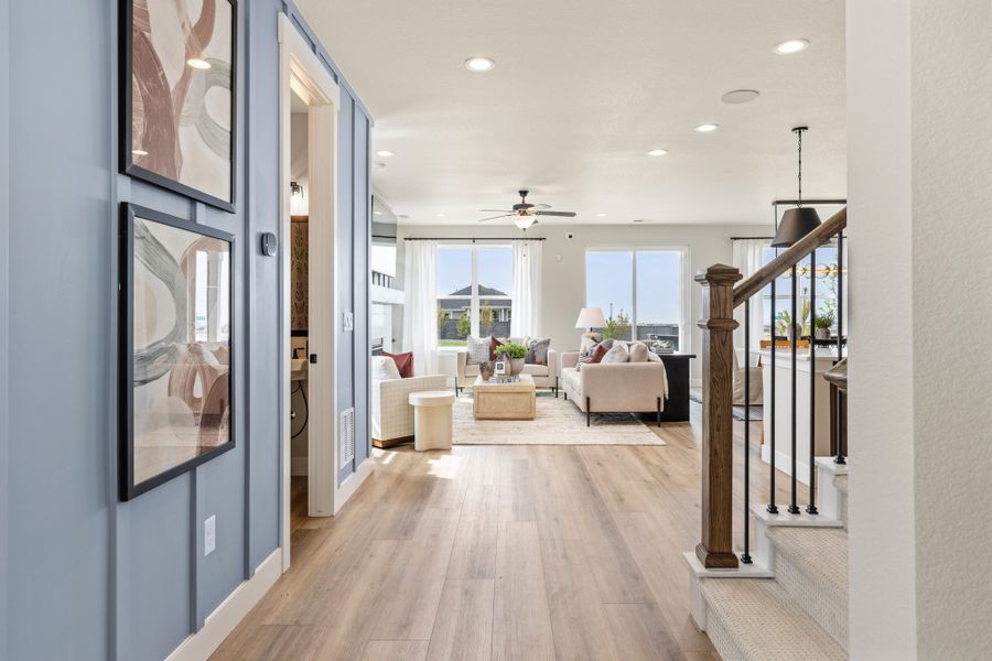 American Legend Homes' 40' Model in Sterling Ranch - Entry American Legend Homes' 40' Model in Sterling Ranch - Entry