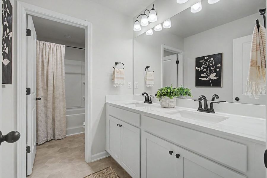 Furnished interior in a model home at Meadow Pines in Dallas (Image 40). Furnished interior in a model home at Meadow Pines in Dallas (Image 40).