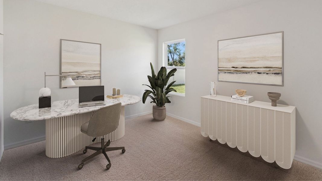 Furnished interior in a model home at Fernwood in Zellwood (Image 6). Furnished interior in a model home at Fernwood in Zellwood (Image 6).