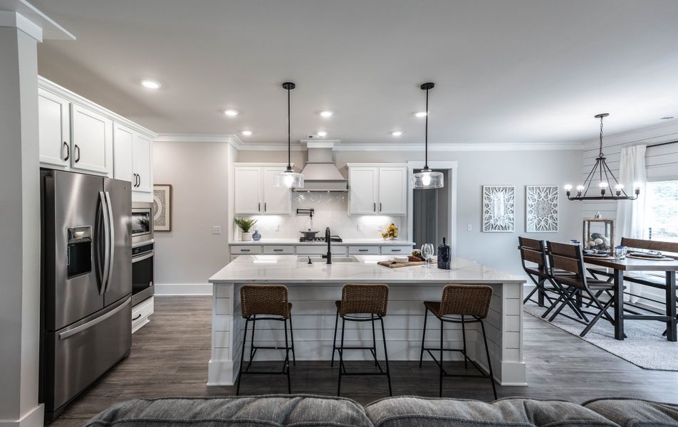 Furnished interior in a model home at Riverwalk in Monroe (Image 1). Furnished interior in a model home at Riverwalk in Monroe (Image 1).