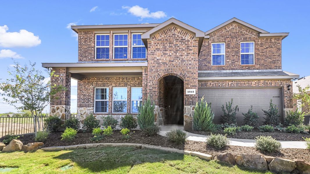 Front exterior of a home in the Riverfield community, located in Josephine, TX (Image 5).