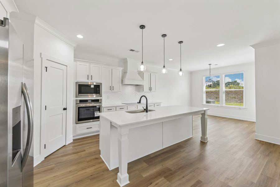 Furnished interior in a model home at Magnolia Ridge in Monroe (Image 7).
