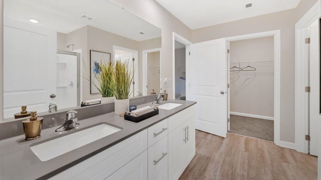 Furnished interior in a model home at Magnolia Ridge in Blountville (Image 21). Furnished interior in a model home at Magnolia Ridge in Blountville (Image 21).