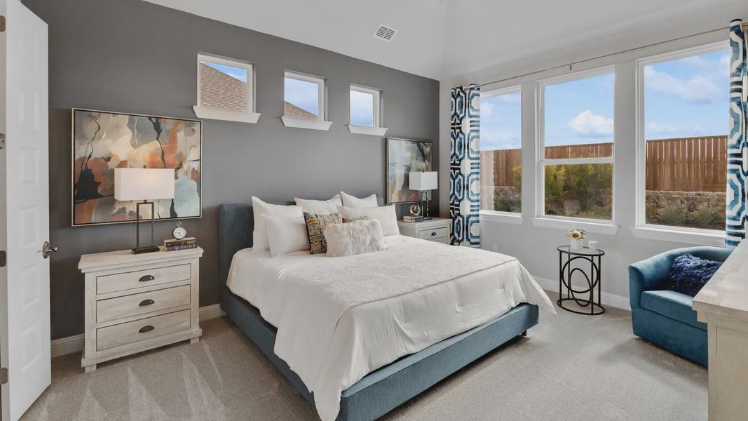 Furnished interior in a model home at Anna Ranch in Anna (Image 24). Furnished interior in a model home at Anna Ranch in Anna (Image 24).