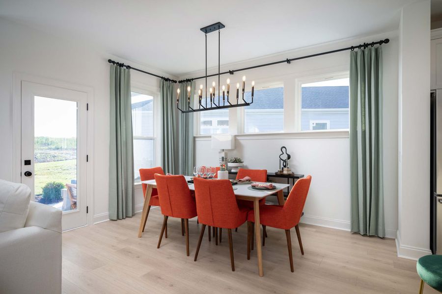 Furnished interior in a model home at Hidden Springs - The Park Collection in Smyrna (Image 7).