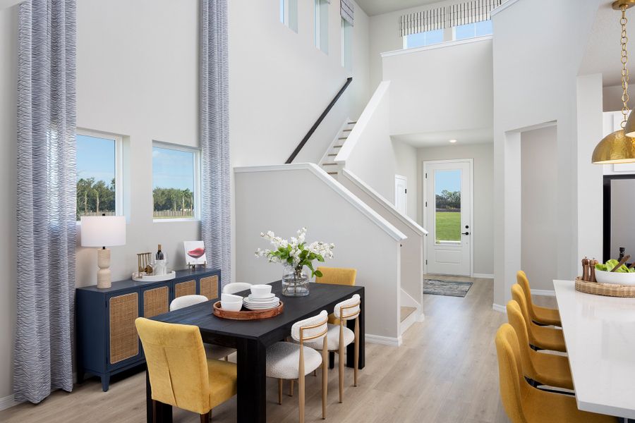 Furnished interior in a model home at Eastlyn in Bradenton (Image 9).