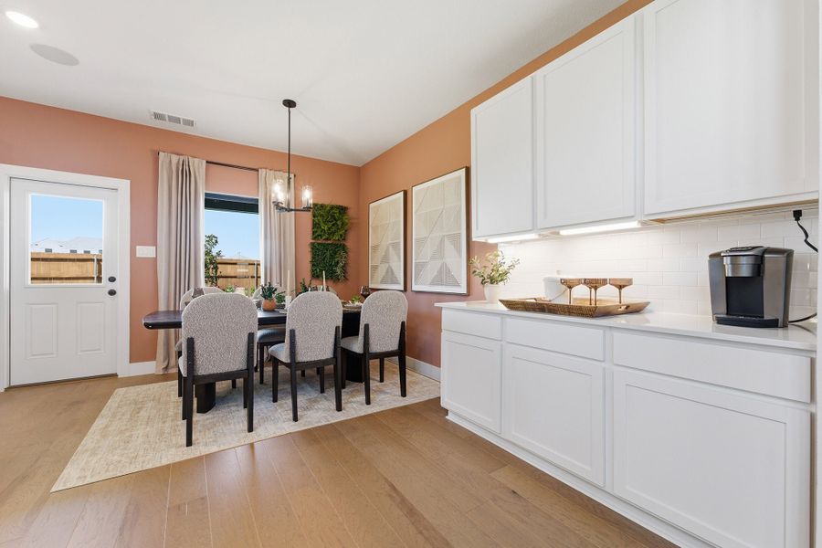 Furnished interior in a model home at Heartland in Heartland (Image 28).