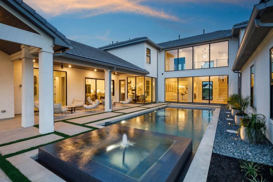 Exterior details of a home in Windsong Ranch, Prosper (Image 6).