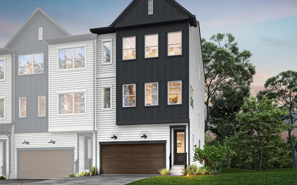 Front exterior of a home in the Archer Row community, located in Charlotte, NC (Image 6).