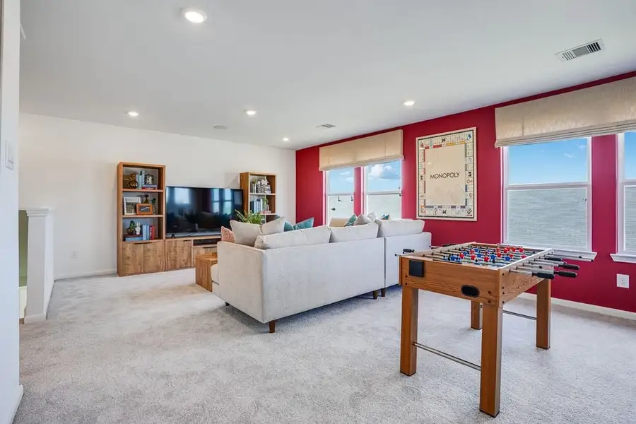 Furnished interior in a model home at Hockley Meadows 45s in Hockley (Image 6).