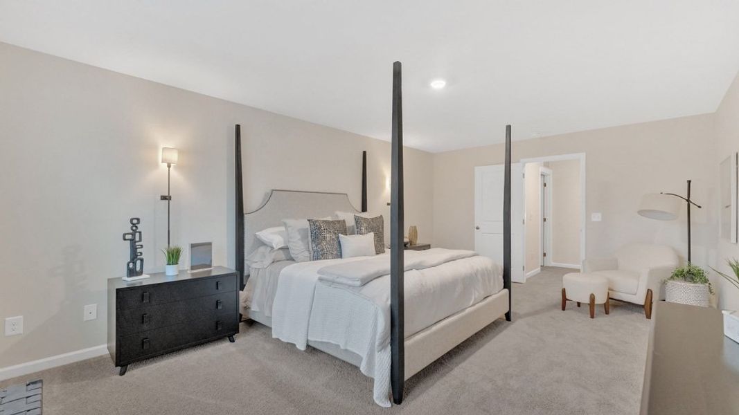 Furnished interior in a model home at Magnolia Ridge in Blountville (Image 17). Furnished interior in a model home at Magnolia Ridge in Blountville (Image 17).