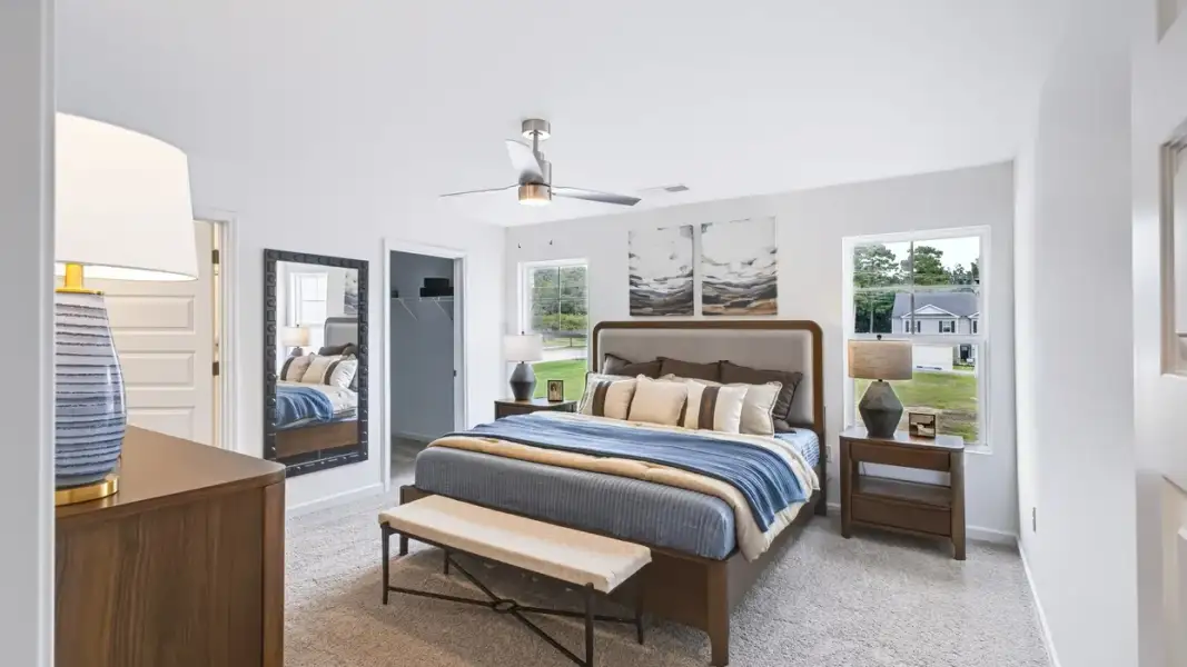 Furnished interior in a model home at Stillwater Lake Oconee in Eatonton (Image 21).