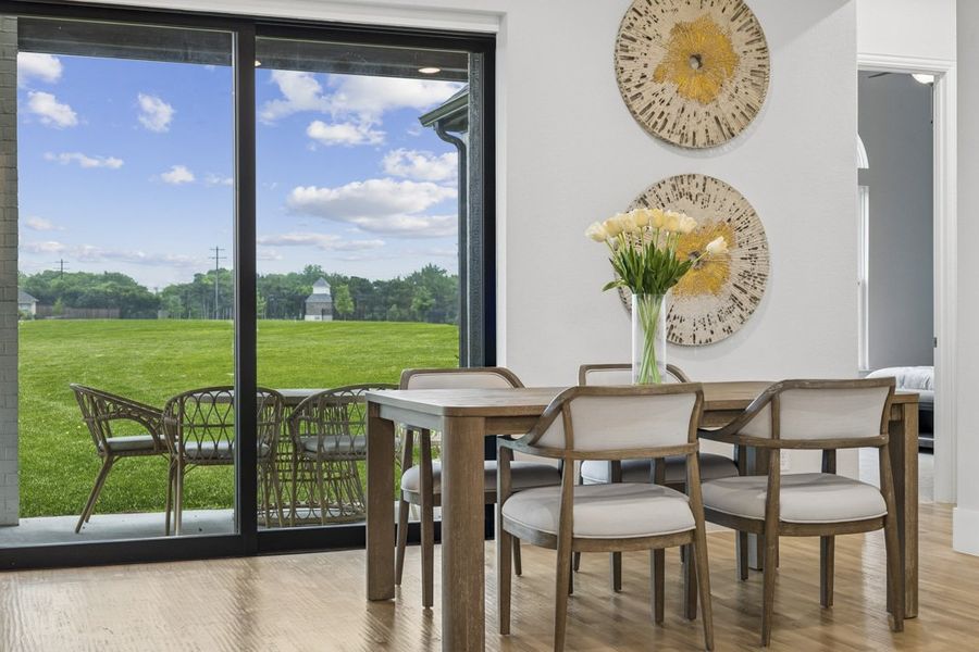 Furnished interior in a model home at Coppenger Place in Godley (Image 48).