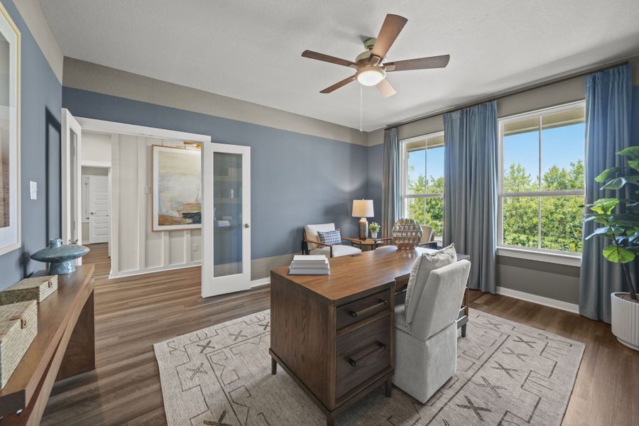 Furnished interior in a model home at Grand Magnolia in Magnolia (Image 19).
